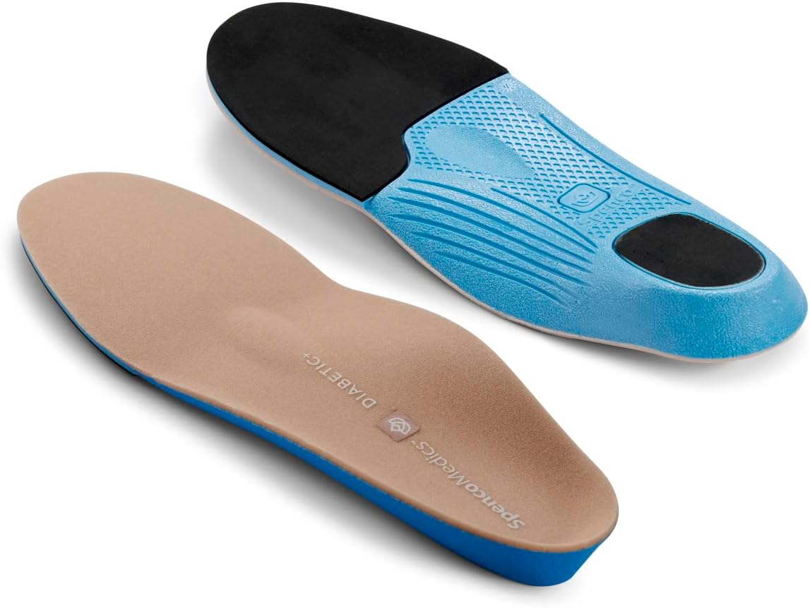 Spenco Medics Diabetics Plus Full Length Arch Support Insole Mens US Size 6 14 To 15.5 Main image