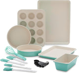 GreenLife CC002429001 Bakeware Healthy Ceramic Nonstick Baking Set 12 Piece Turquoise