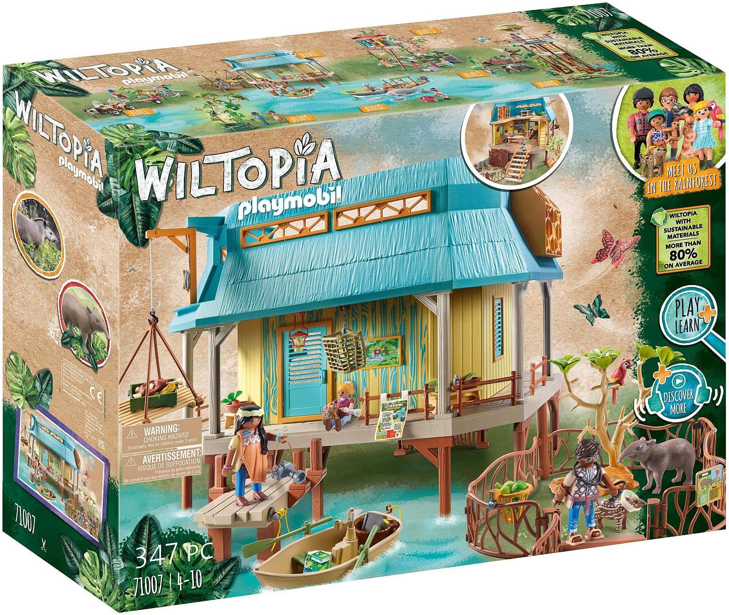 Playmobil 71007 Wiltopia Animal Care Station Main image