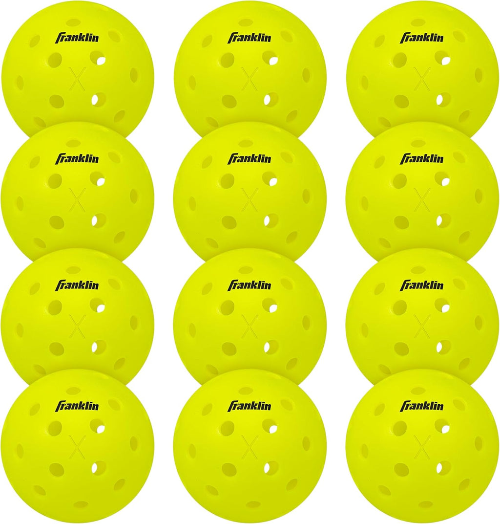 Franklin Sports Outdoor Pickleballs  X40 Pickleball Balls 12pc Pack