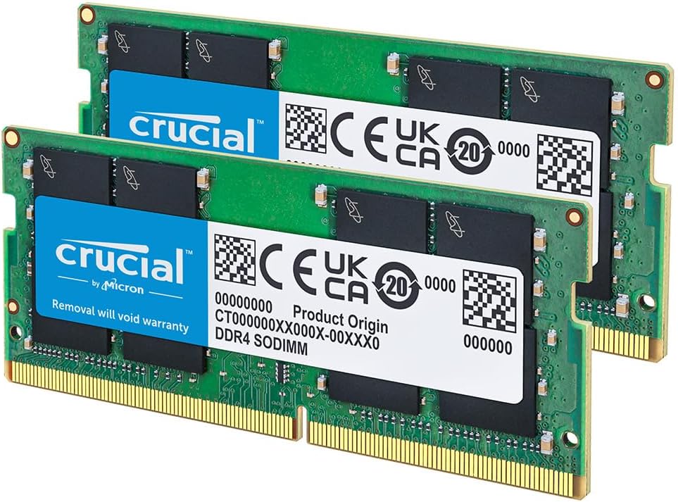 Crucial CT2K8G4SFS824A 16GB Kit 8GBx2 DDR4 2400 MTPS SRx8 SODIMM 260Pin Memory Main image