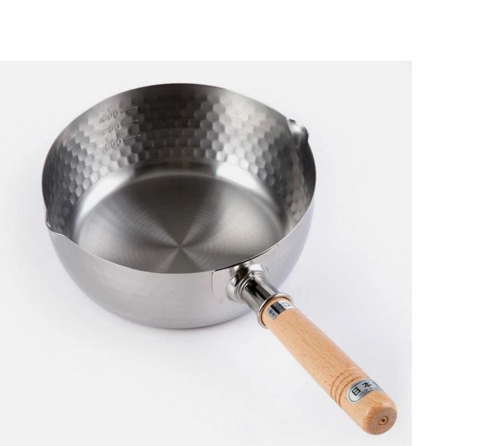 20cm Silver Sauce Pot with Long Handle