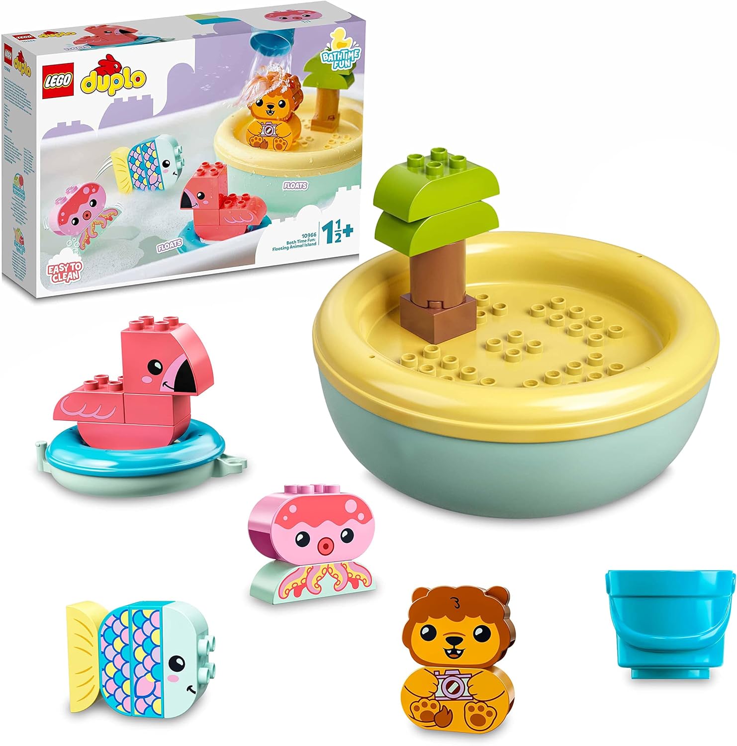 LEGO DUPLO 10966 Bath Time Fun Floating Animal Island Secondary image