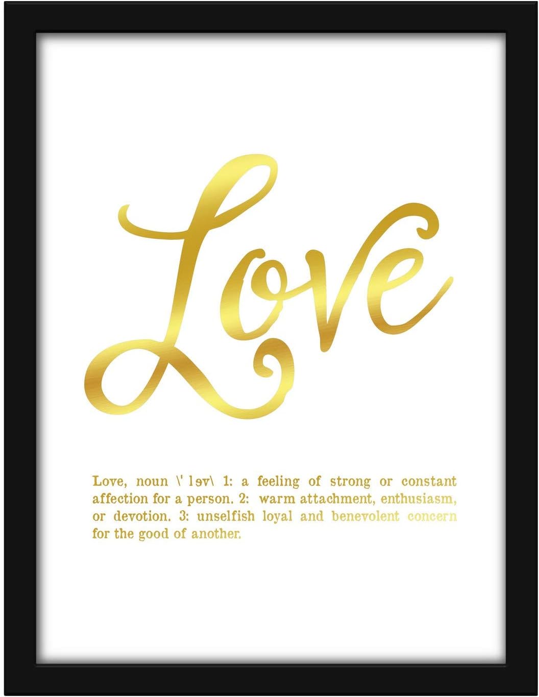 Poster Hub Love Foil Art Decor Main image