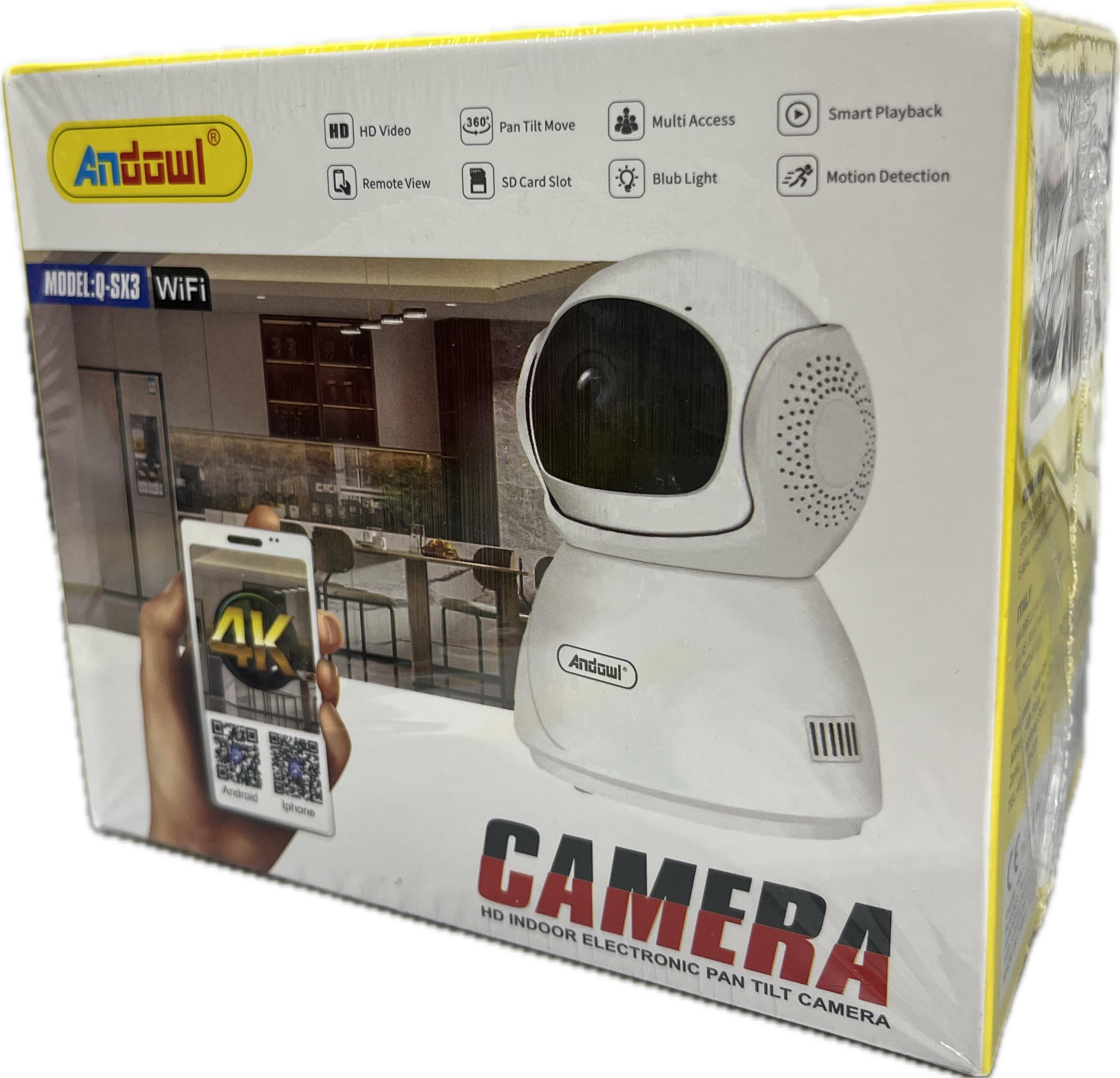 Andowl QSK3 HD Indoor Electronic Pan Tilt Camera Main image