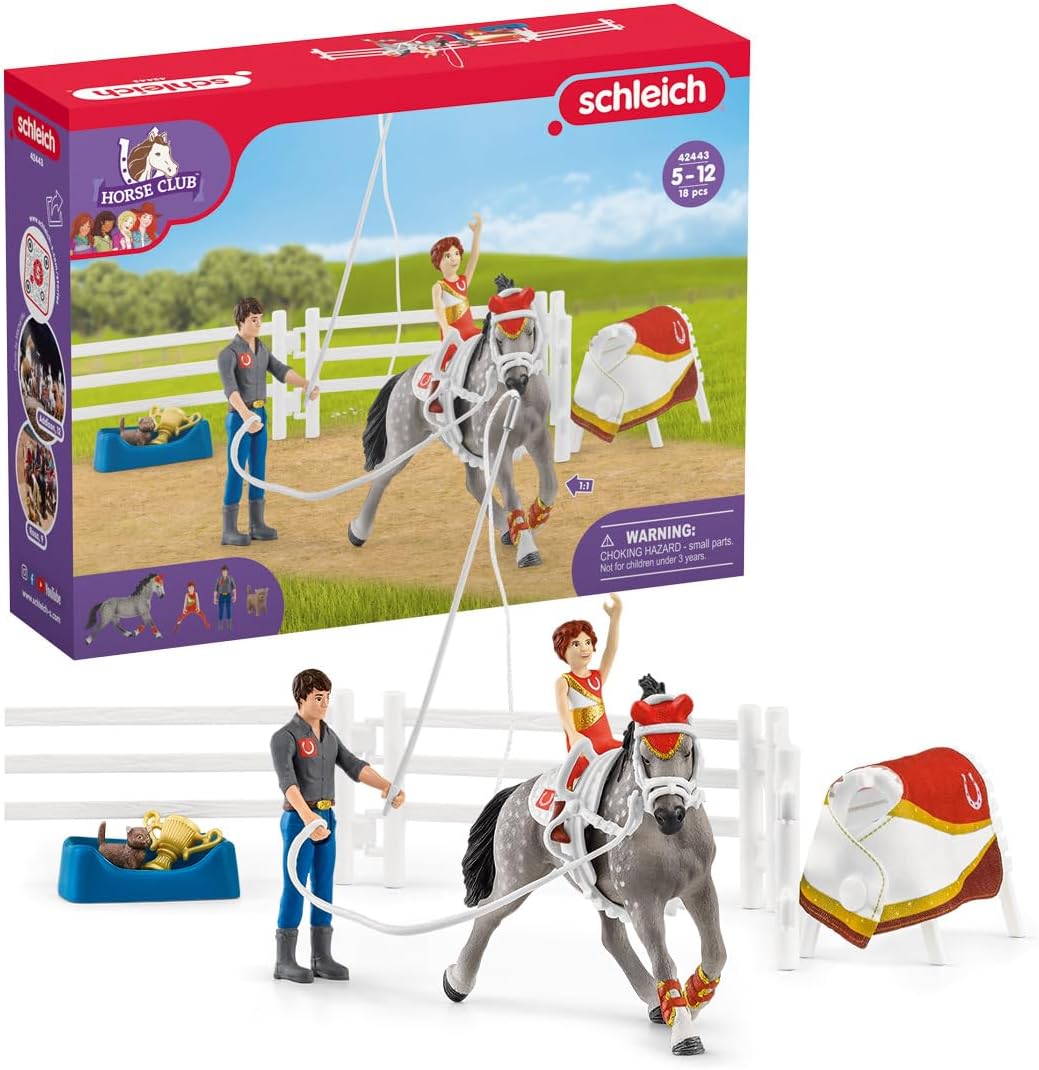 Schleich Horse Club  42443 Mias Vaulting Set Main image