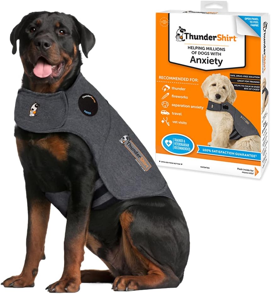 ThunderShirt For Dogs Dog Anxiety Vest XX Large Heather Gray Classic Main image