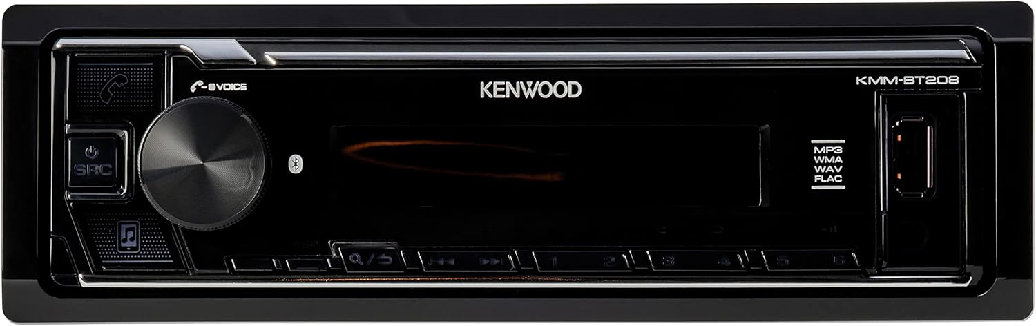 Kenwood KMMBT208 Digital Media Receiver With Bluetooth Black Main image