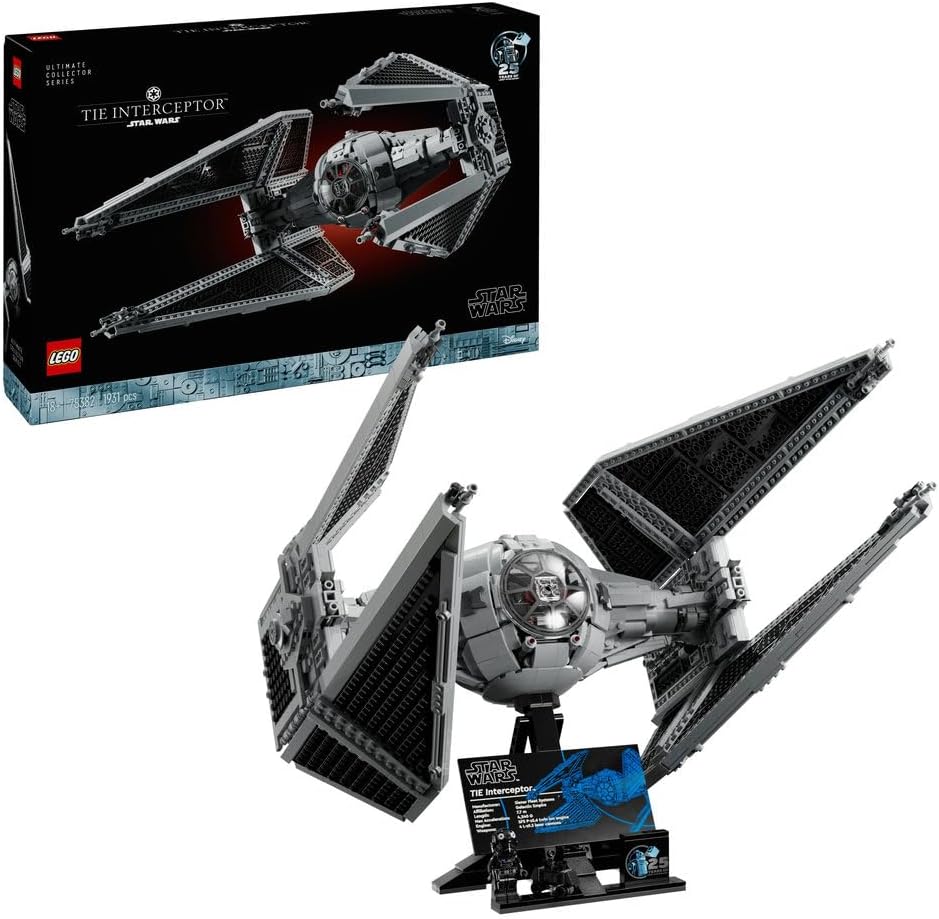 LEGO Star Wars TIE Interceptor 75382 Ultimate Collector Series Creative Building Set