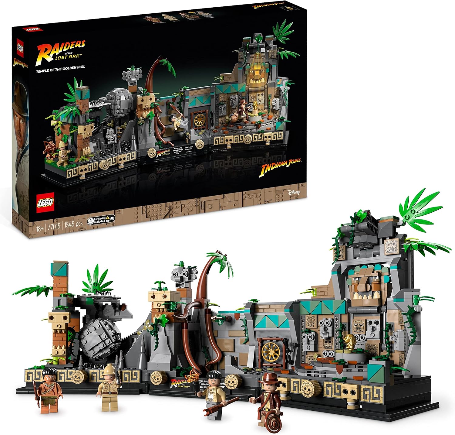 LEGO Indiana Jones Temple of the Golden Idol 77015 Building Kit Main image