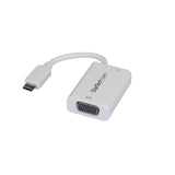 StarTech.com USB C To VGA Adapter With Power Delivery CDP2VGAUCPW