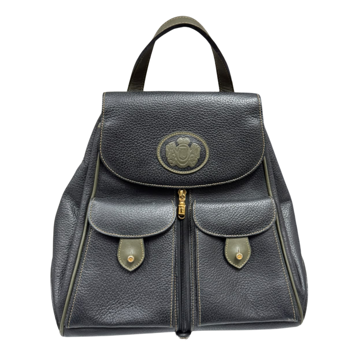 A Testoni Dinamico Leather Sling Bag