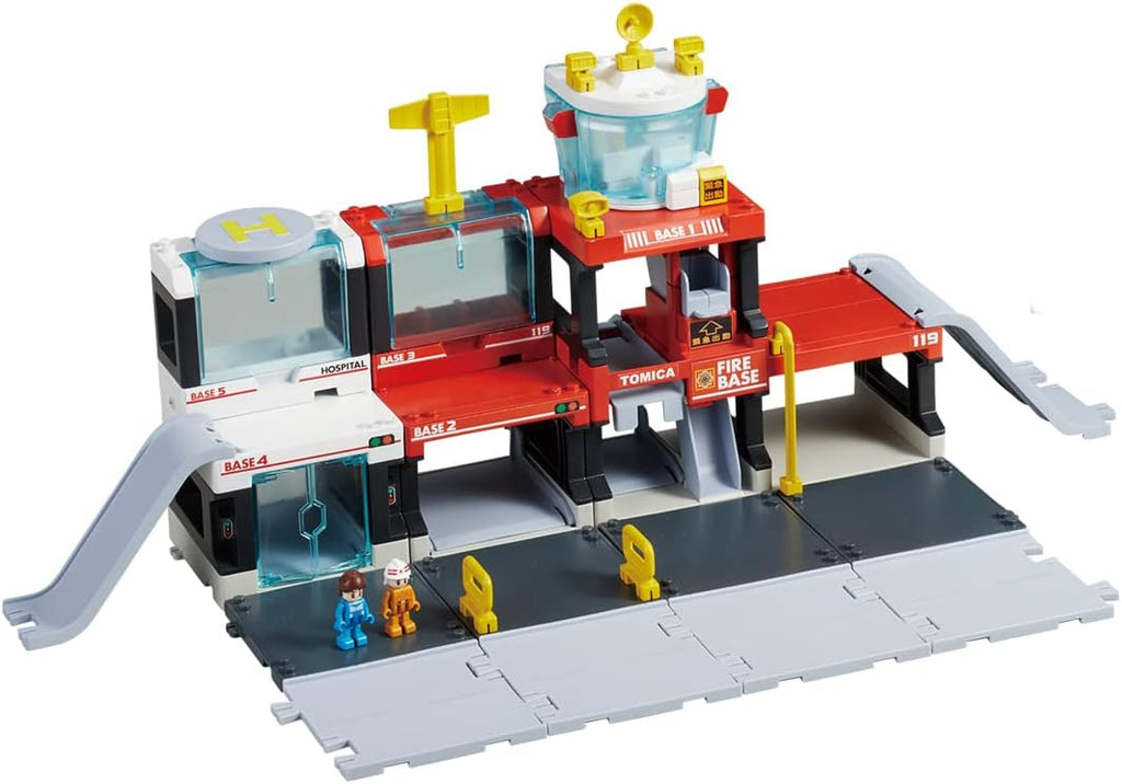 Tomica Town Rescue Base Mini Car Toy