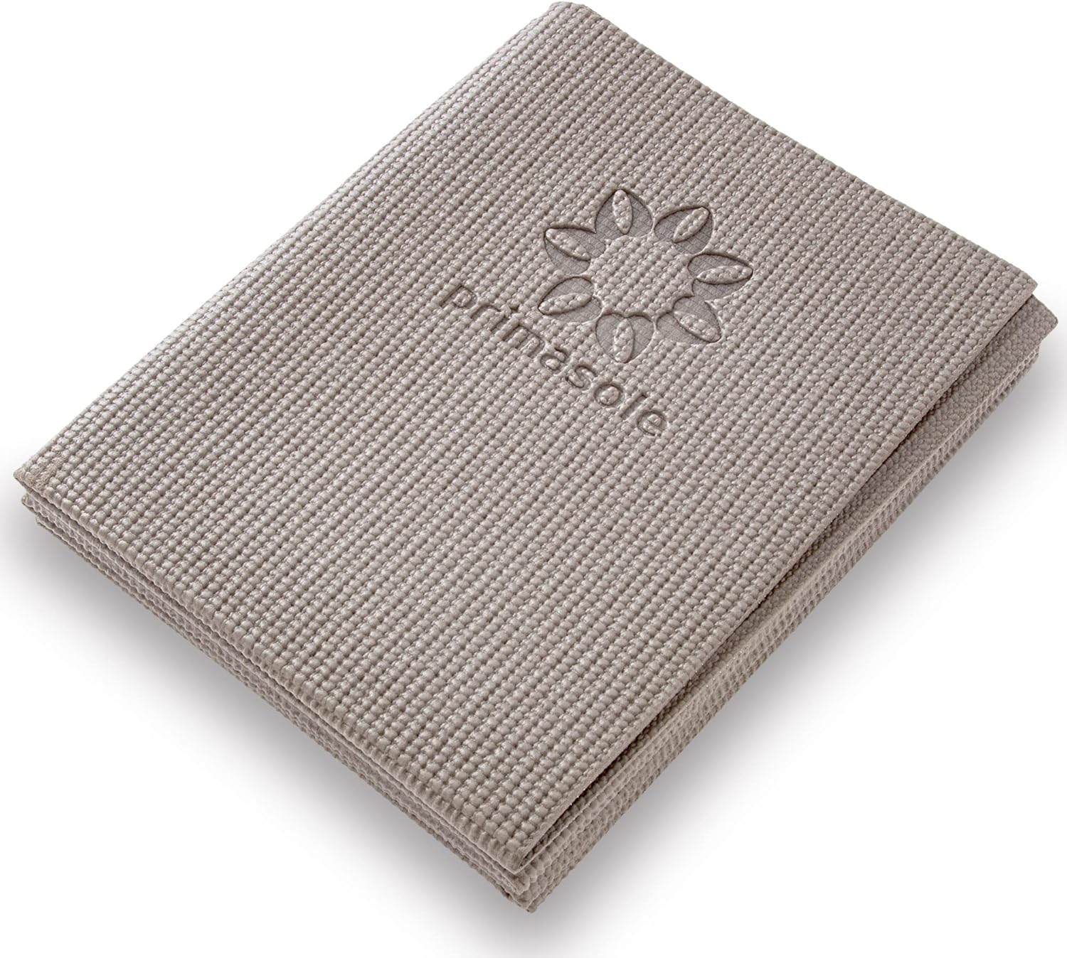 Primasole Folding Yoga Travel Pilates Mat 4mm Thick Earth Brown Main image