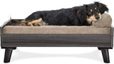 Furhaven Elevated Dog Bed Frame for 30in X 20in Medium Dog Bed Gray Wash Medium