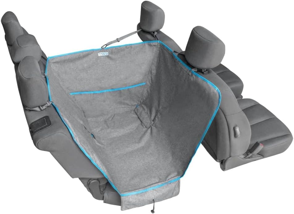 Kurgo Wander Half Hammock Half Car Seat Cover For Pets Car Hammocks For Dogs Heather Grey Main image