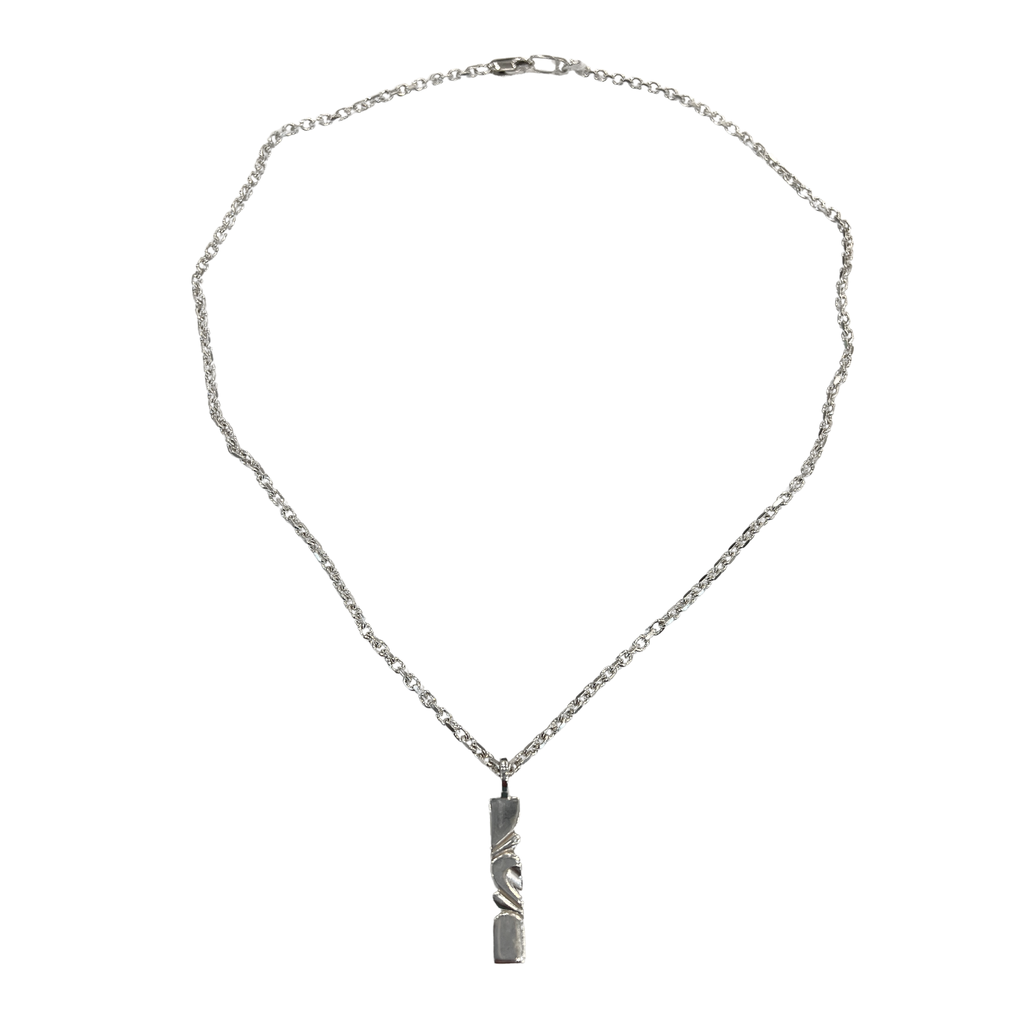Sterling Silver Necklace With Silver Pendants