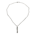 Sterling Silver Necklace With Silver Pendants