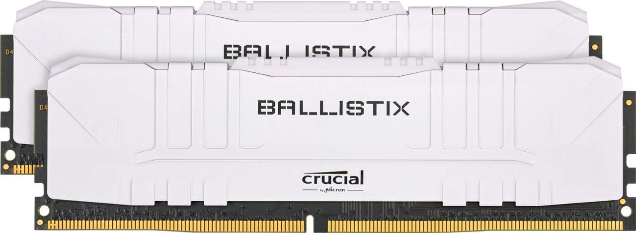 Crucial BL8G36C16U4W Ballistix 3600 MHz DDR4 DRAM Desktop Gaming Memory Kit White 16GB 8GBx2 Main image