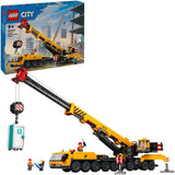 LEGO City 60409 Yellow Mobile Construction Crane Toy Building Set
