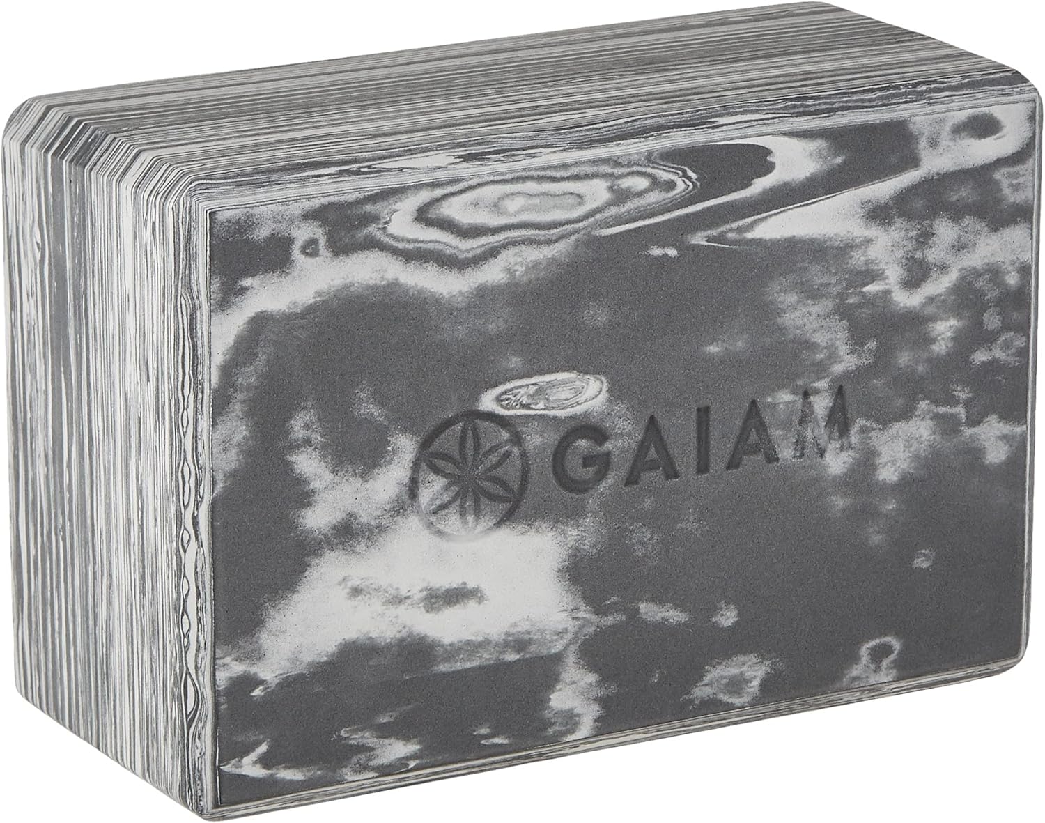 Gaiam Yoga Block Marbled Granite Main image