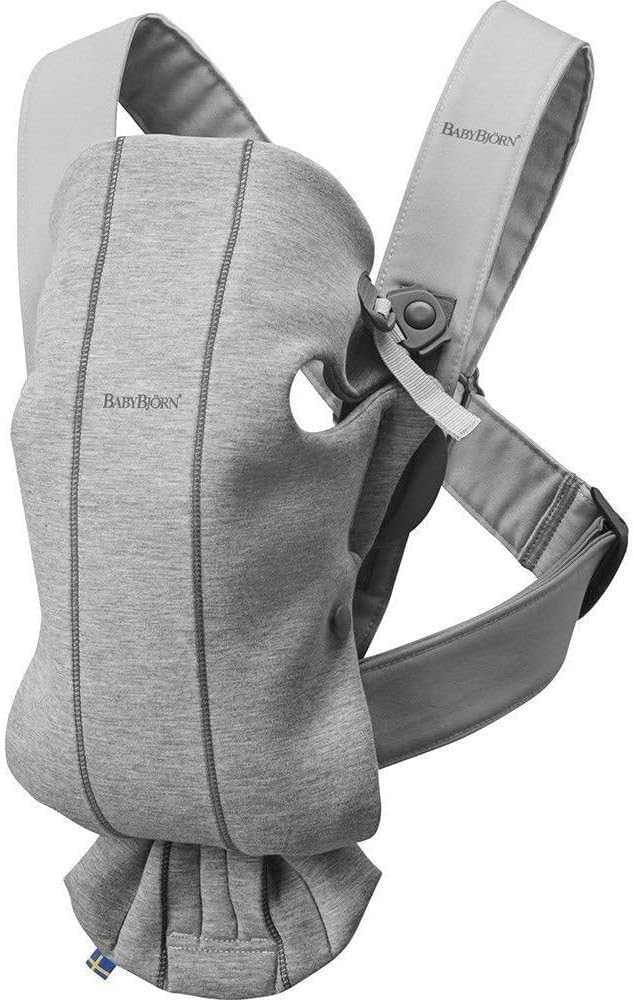 Babybjörn Baby Carrier Mini In 3D Jersey Light Grey Main image