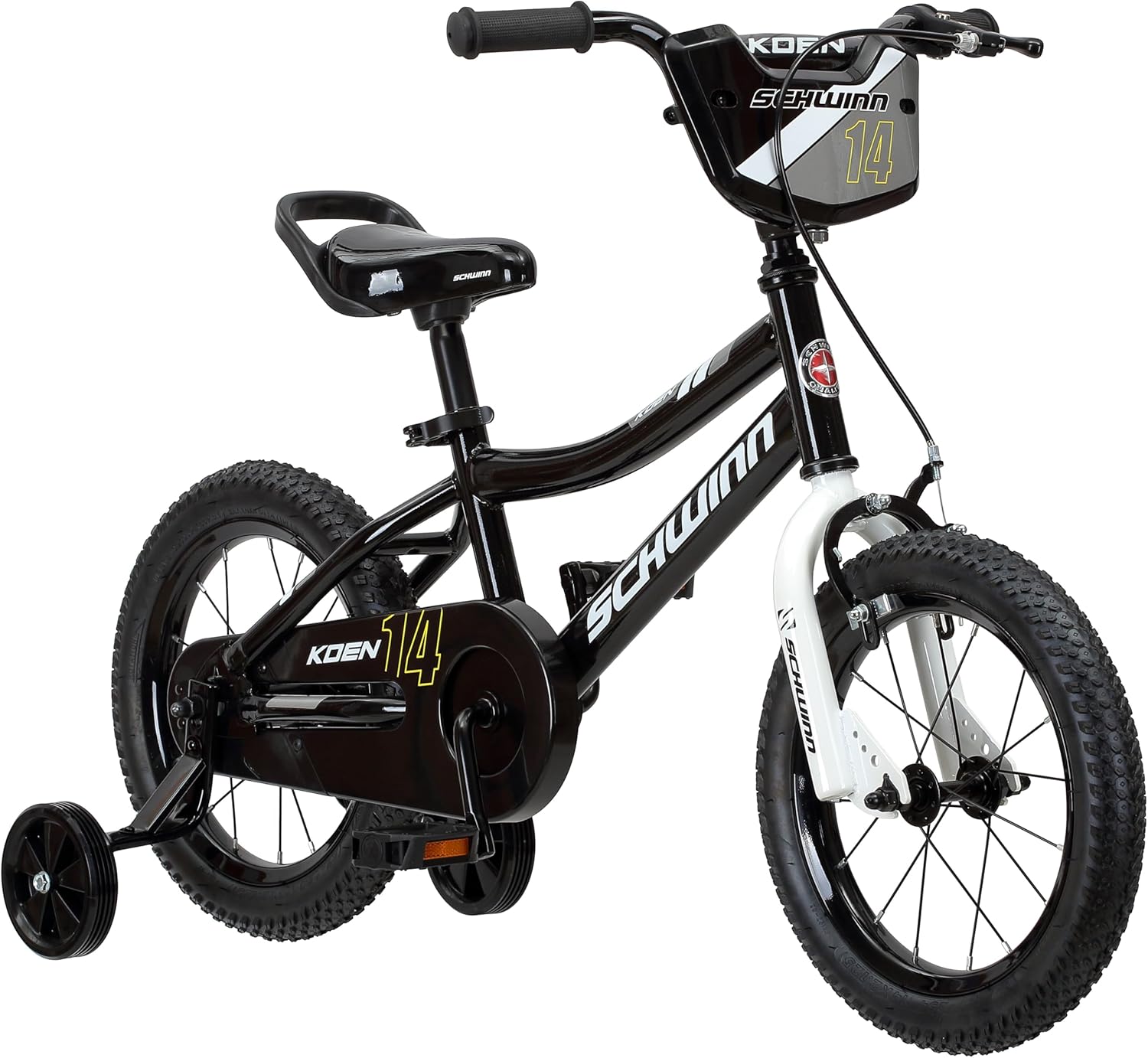 Schwinn S0404AAZ Koen Boys Bike For Toddlers and Kids 14in Black Main image
