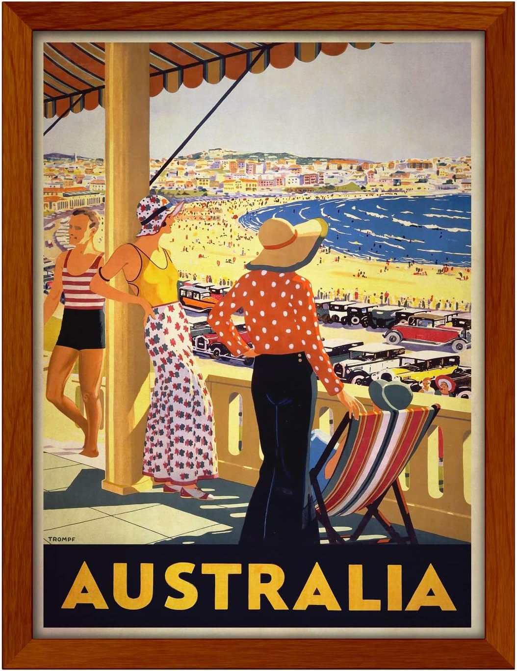 Poster Hub Australia Vintage Travel Art Decor Main image