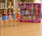 11.5in Doll Display Set - 4 Friends