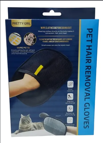 Pet Hair Removal Glove - Pretty Gril