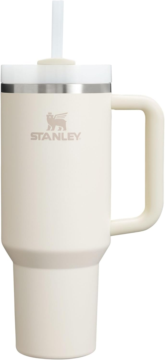 Stanley Quencher H2.0 Tumbler With Handle And Straw Cream 2.0 40oz Main image
