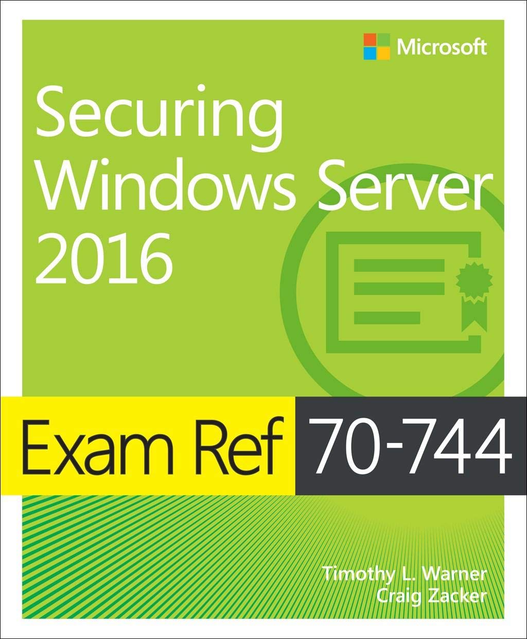 Exam Ref 70744 Securing Windows Server 2016 Paperback Main image
