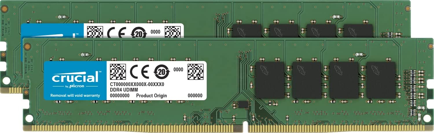 Crucial RAM 16GB Kit 2x8GB DDR4 2666 MHz CL19 Desktop Memory CT8G4DFRA266 Main image