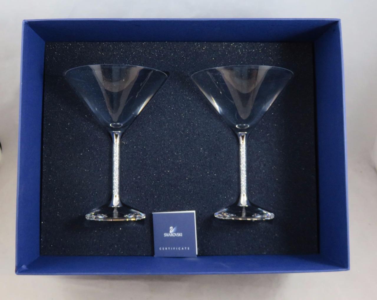 SWAROVSKI SET OF 2 COCKTAIL GLASSES 626602 ORIGINAL BOX Main image