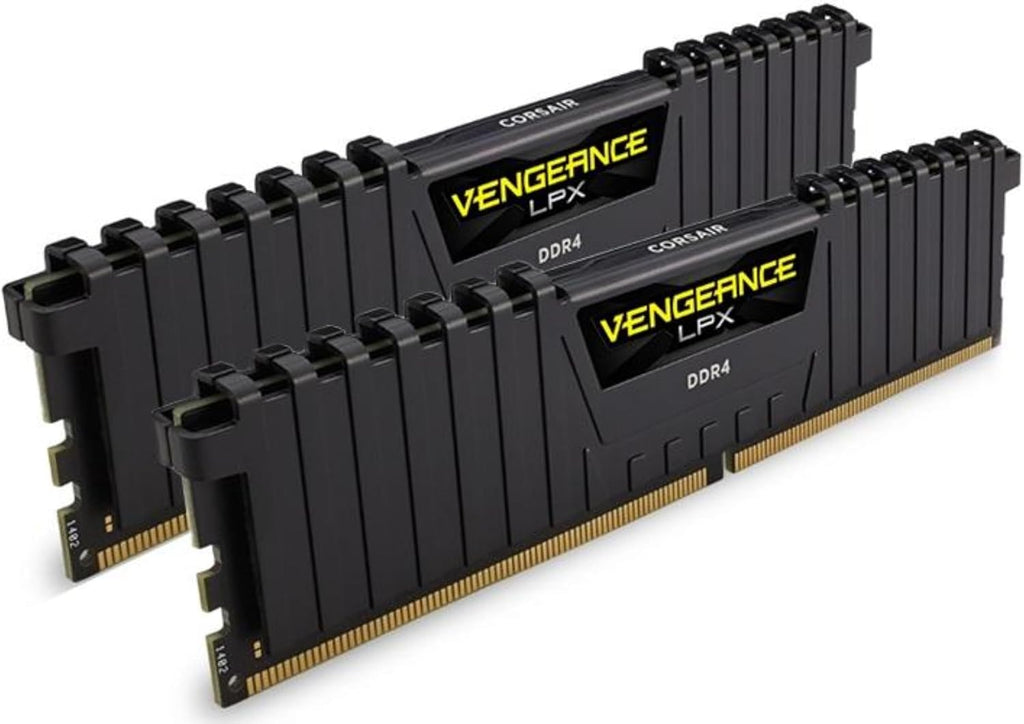 CORSAIR Vengeance LPX Black CMK8GX4M2A2400C16 DDR4 DRAM 2400MHz C16 Memory Kit 8GB 2x4GB