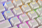 CORSAIR Gaming PBT DoubleShot Keycaps Full 104/105 Keyset White