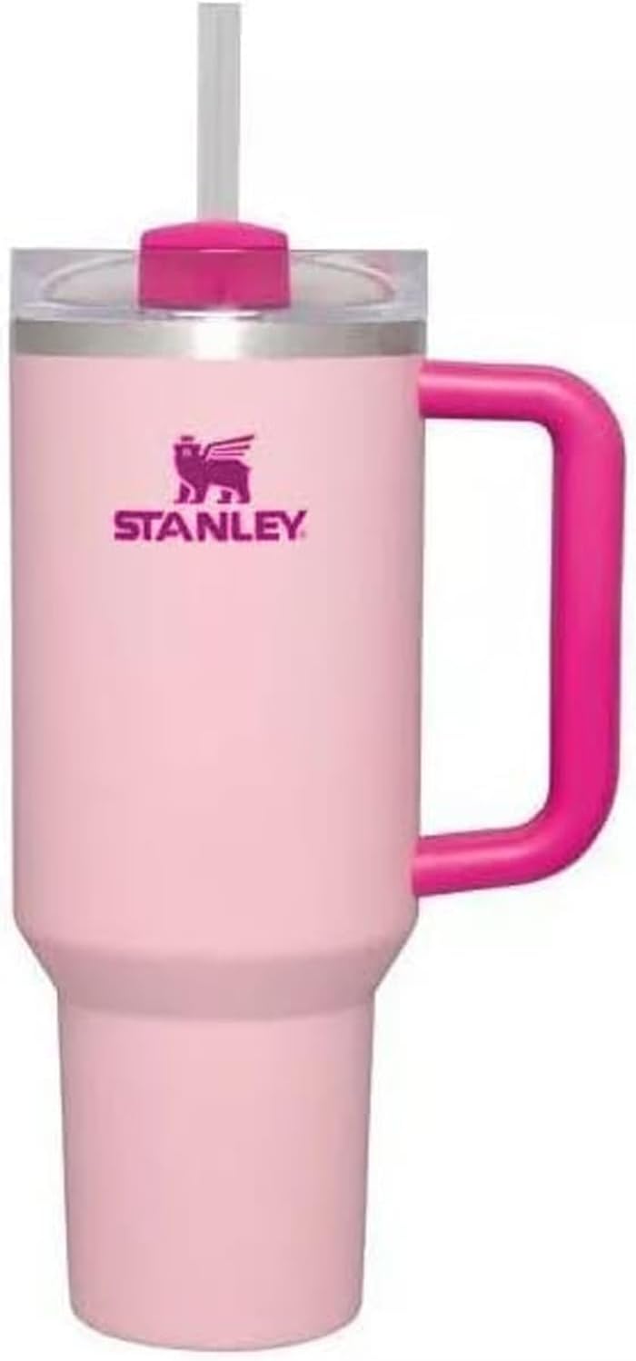 STANLEY 40oz Stainless Steel H2.0 FlowState Quencher Tumbler Flamingo Main image