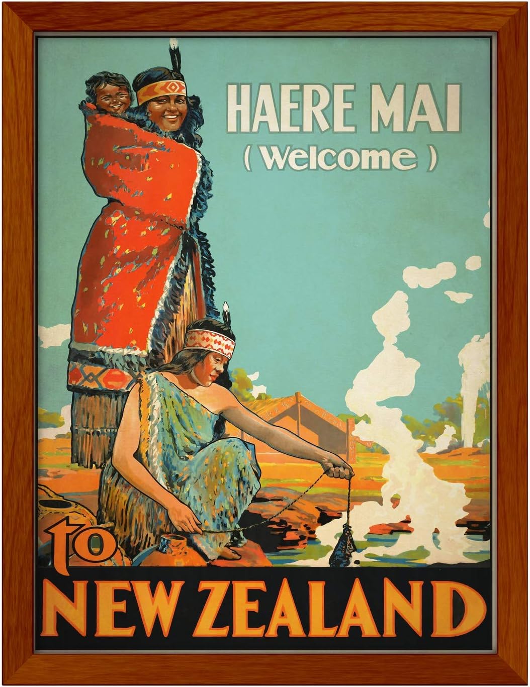 POSTER-WELCOME TO NEW ZEALAND POSTER HUB 2132/