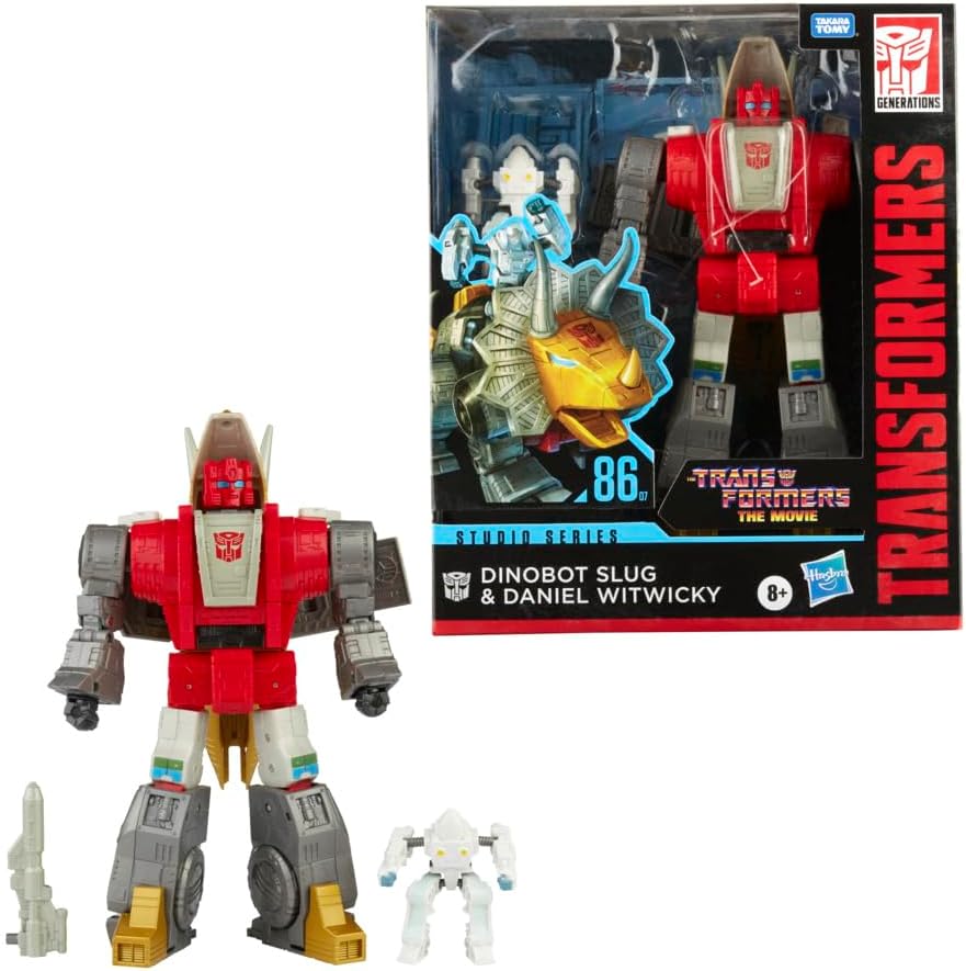Transformers Toys Studio Series 8607 Leader Class Transformers The Movie 1986 Dinobot Slug Action Figure 8.5inch Main image