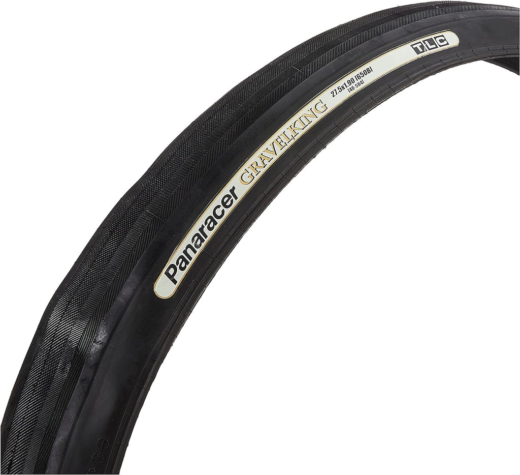Panaracer GravelKing Slick Folding Gravel Tires 27.5X1.9 Black