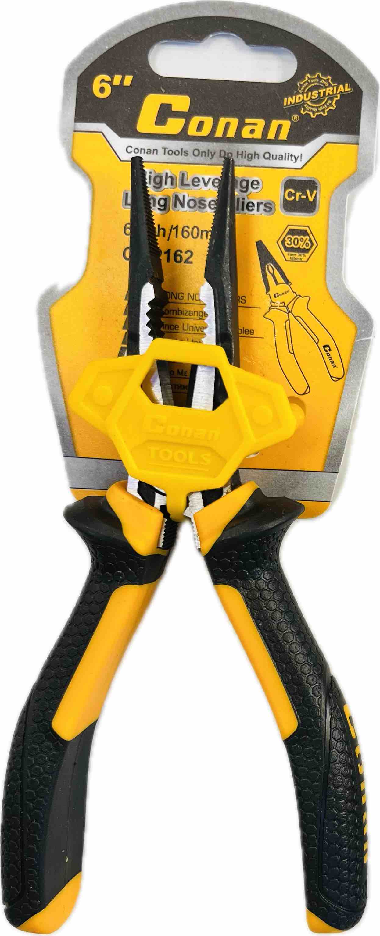 Conan High Leverage Long Nose Pliers 6in Main image