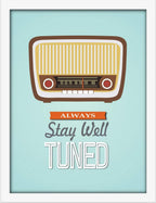 Poster Hub Stay Well Tuned Motivational Art Decor