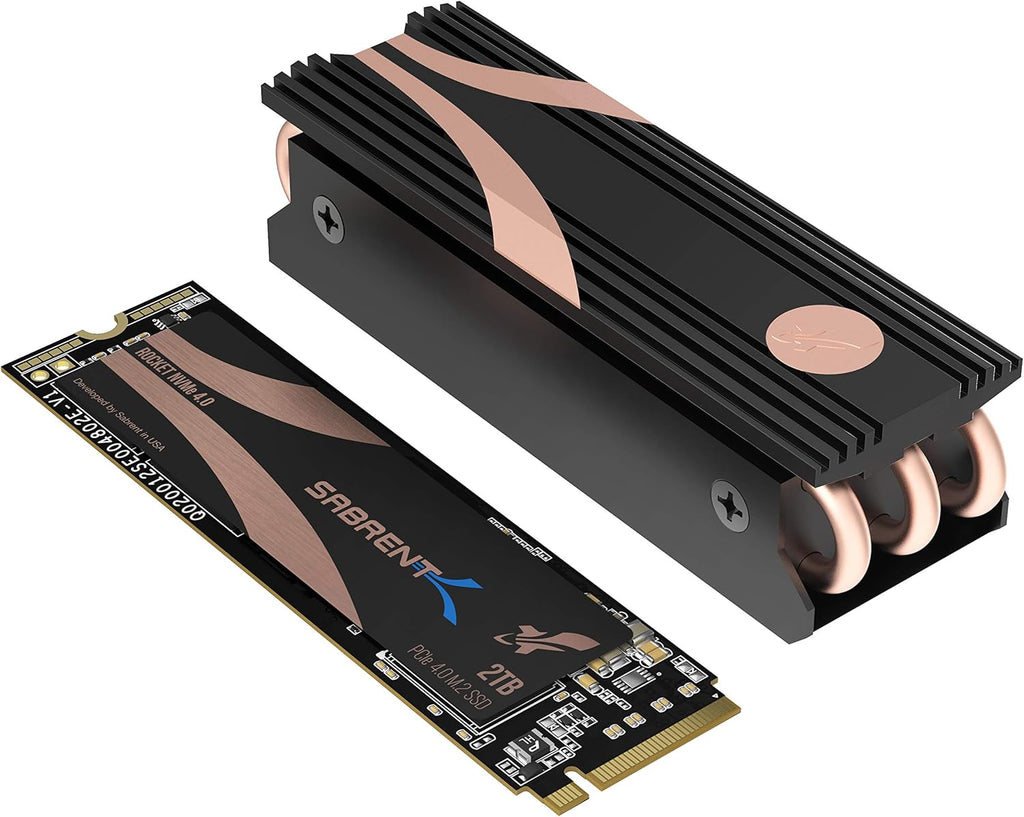 Sabrent 2TB Rocket NVMe 4.0 Gen4 PCIe M.2 Internal SSD Extreme Performance With Heatsink