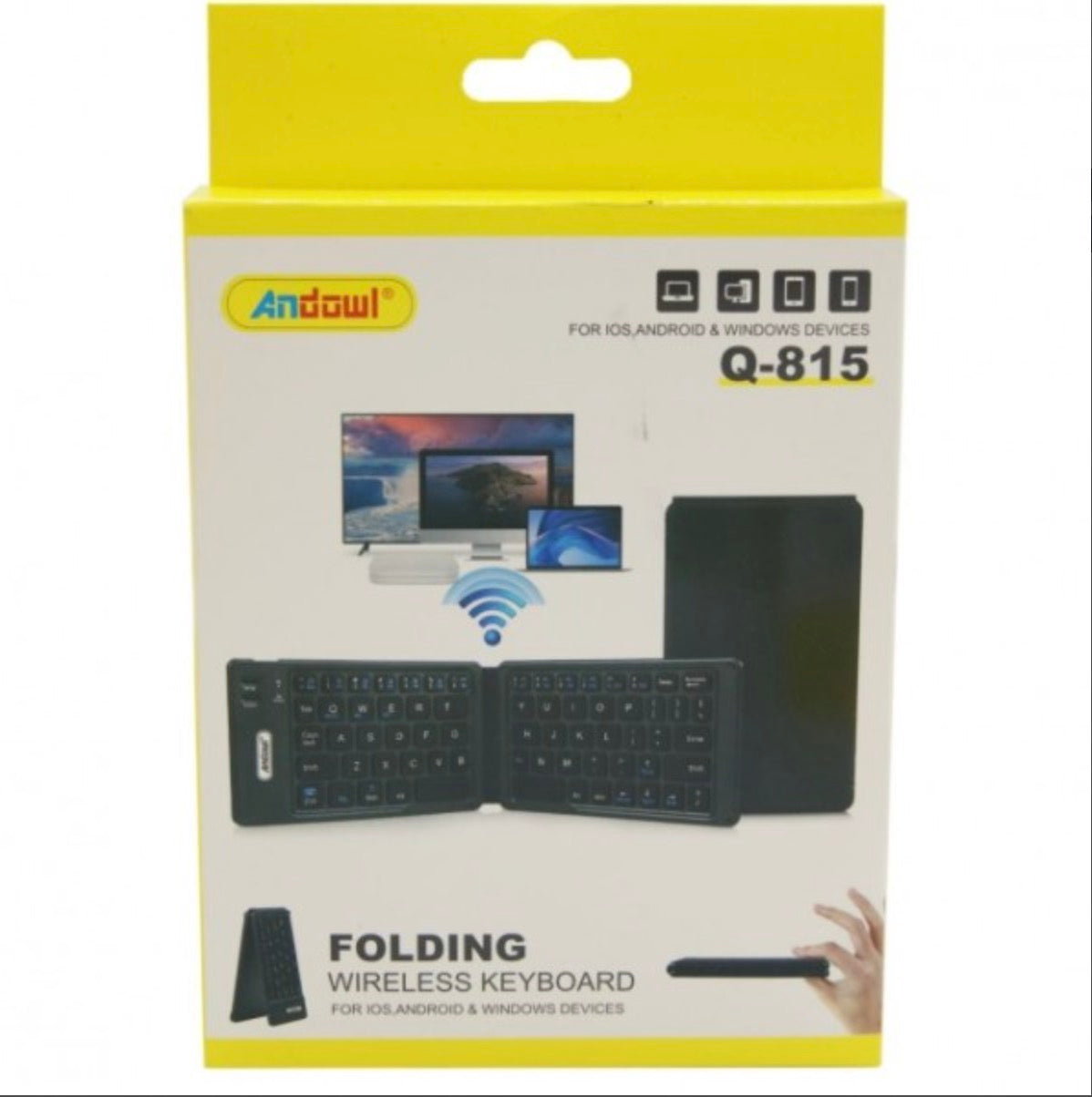 Folding Wireless Keyboard -Andowl/Q815 Main image