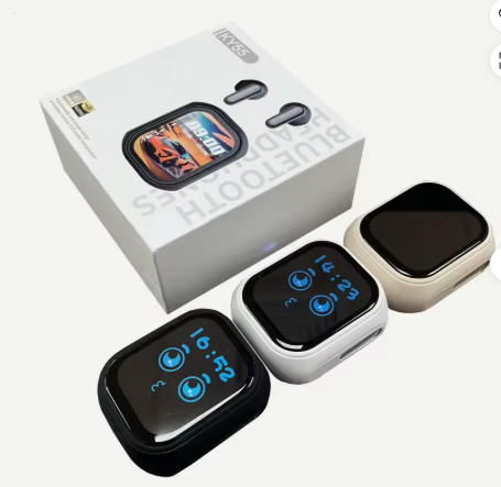 Earphones with LCD Screen - Multi-Colour
