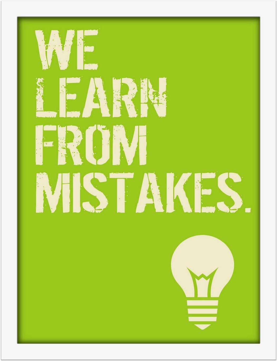 Poster Hub Learn From Mistakes Team Work Art Decor