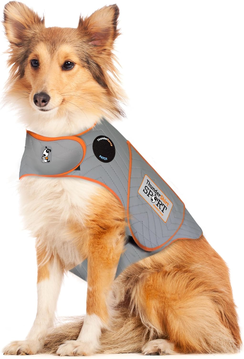 ThunderShirt For Dogs Large Platinum Sport Dog Anxiety Relief Calming Vest Main image
