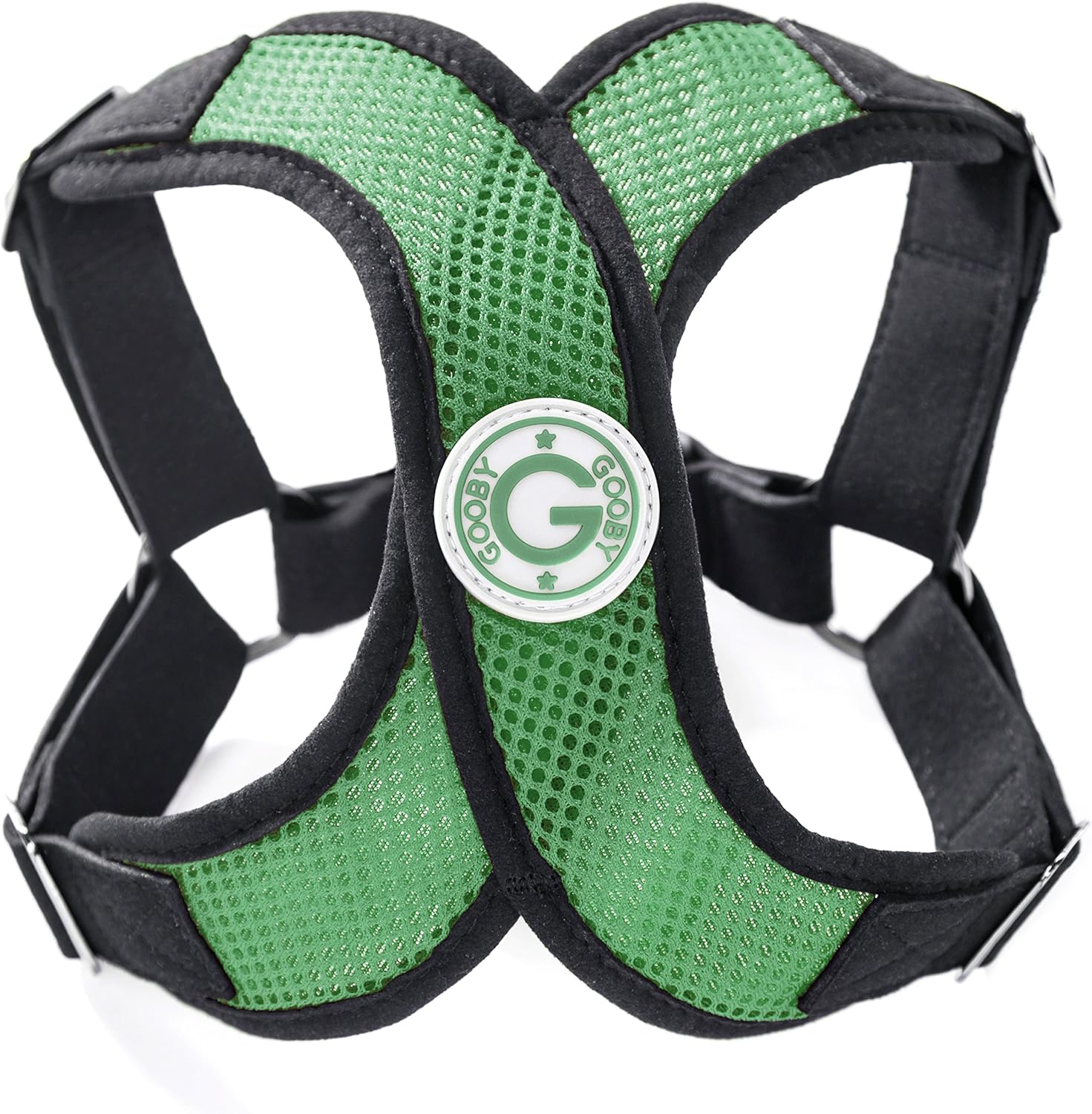 Gooby X Harness Small Dog Choke Free StepIn Harness Hunter Green Medium Main image