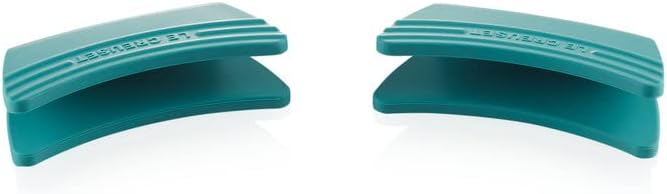 Le Creuset Side Handle Grip Caribbean Blue 2 Pieces Main image