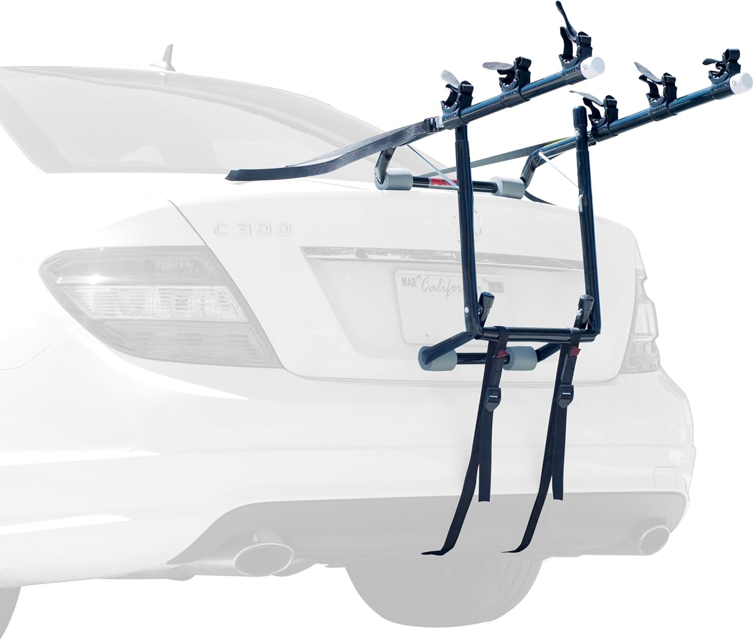 Allen Sports Deluxe 3Bike Trunk Mount Rack  Model BlackSilver Main image